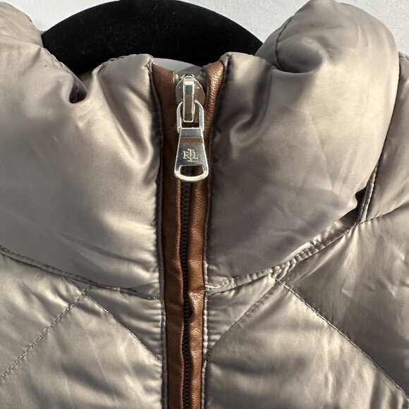Ralph Lauren Quilted Silver Jacket - M - Picture 8 of 9